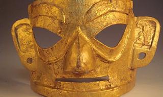 三星堆金面具的真容 三星堆金面具的真容