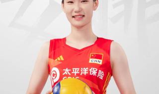 中国女排号码与名单